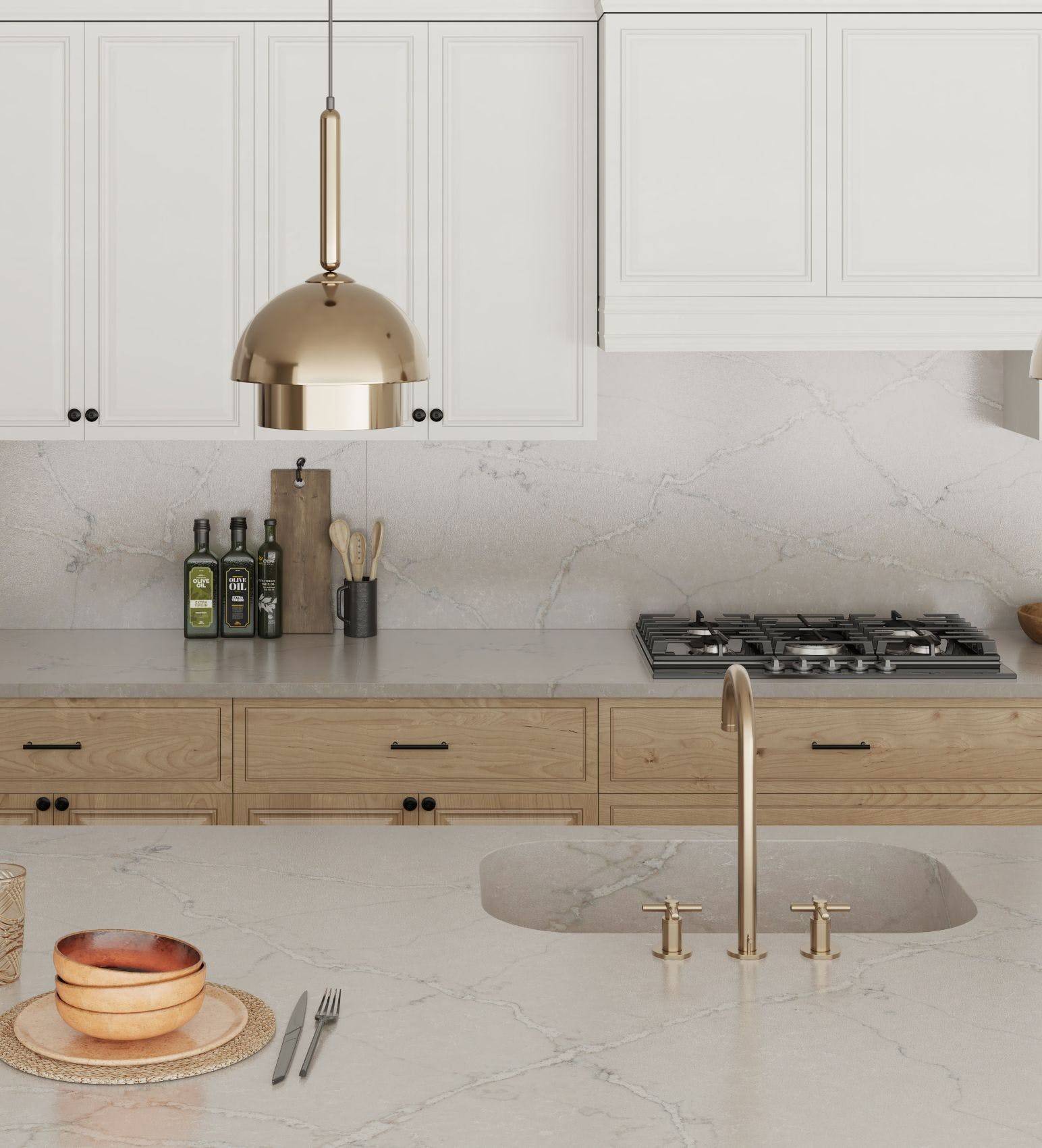 ou trouver un professionnelle pour aire installer un plan de travail en quartz silestone Victorian silver près de Bordeaux