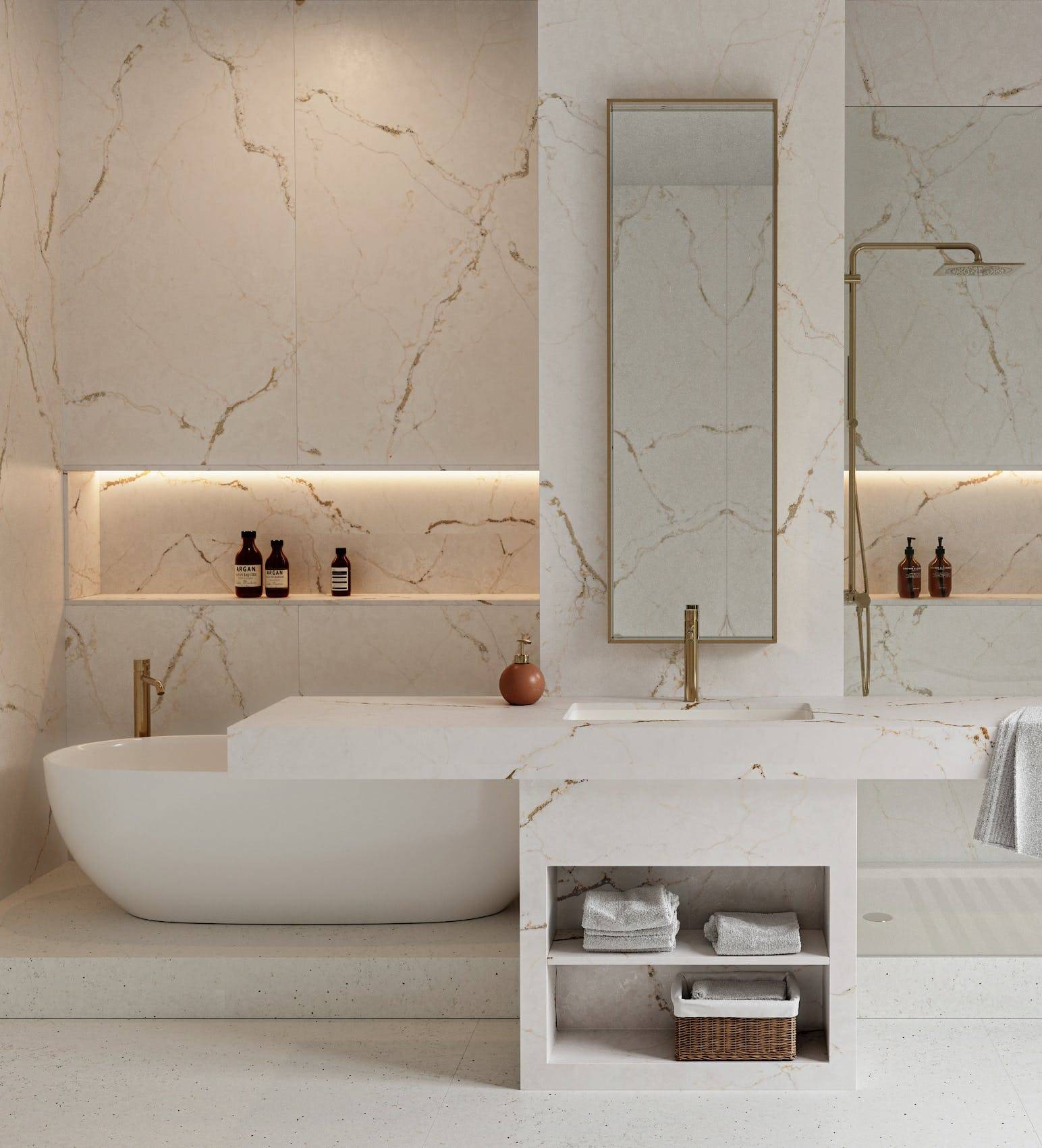 Où trouver un marbrier de qualité pour poser des plans de travail en quartz silestone Versailles Ivory à Le bouscat 33