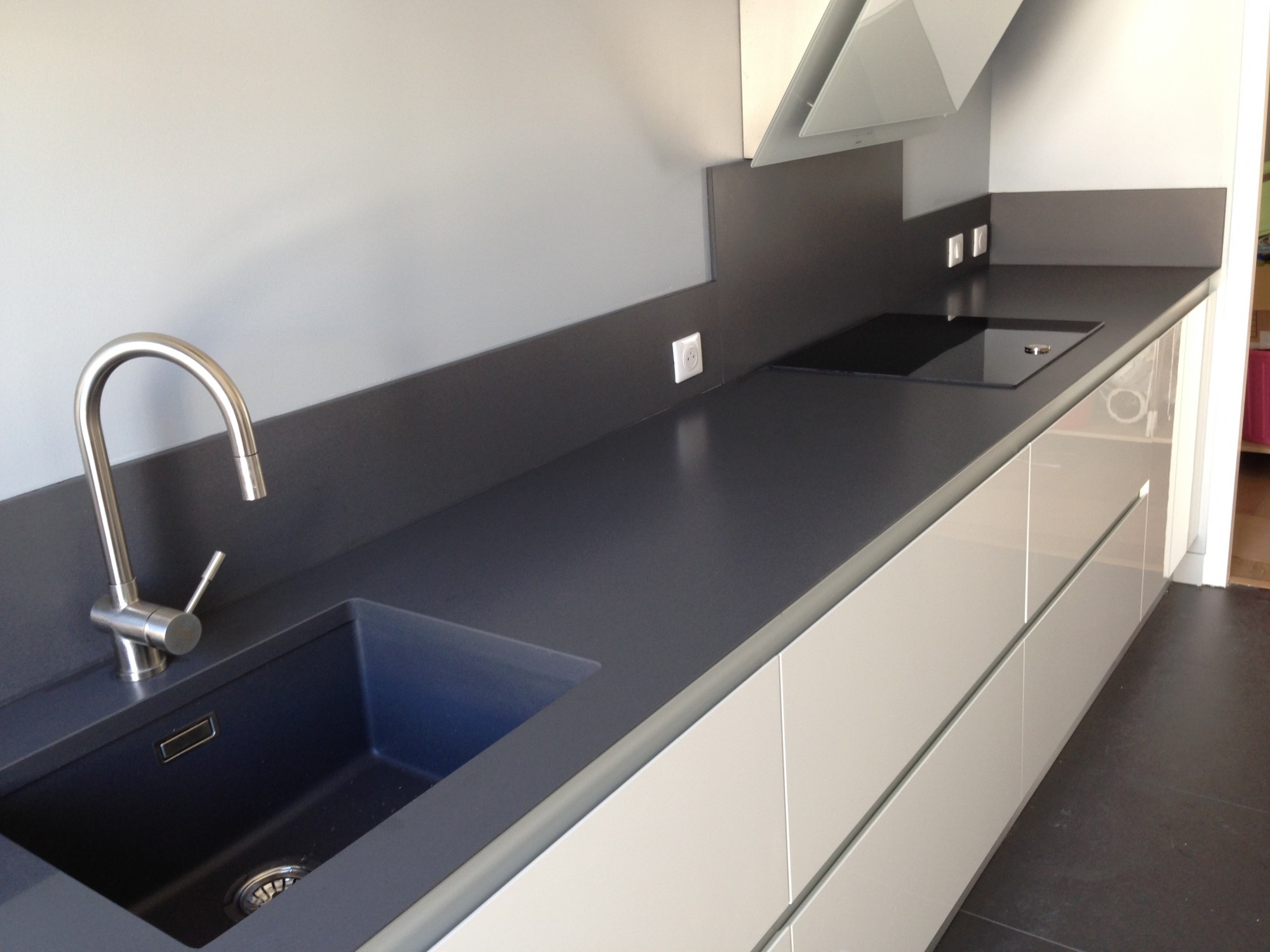 plan de travail gris pas cher sur bordeaux