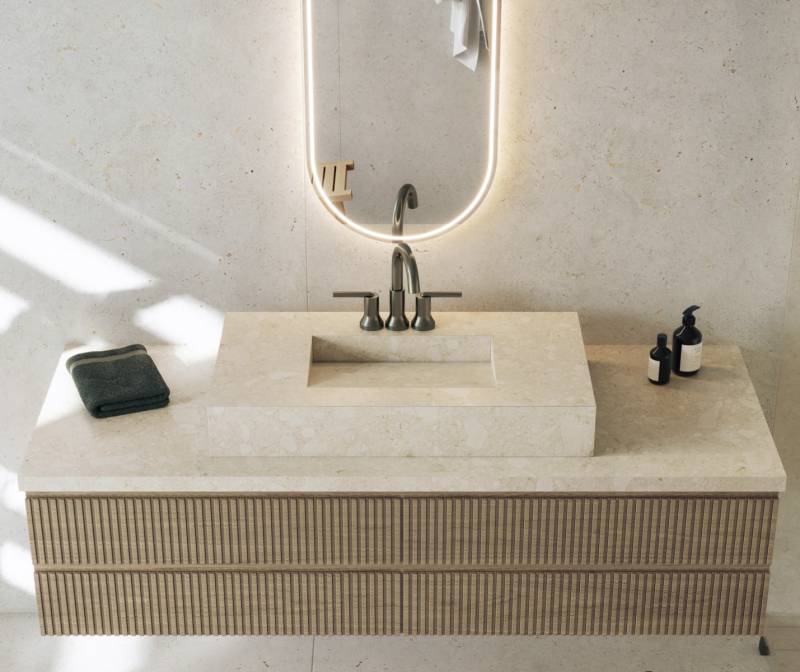 Plans de travail en céramique Dekton beige AVA à petit prix dans les landes 40