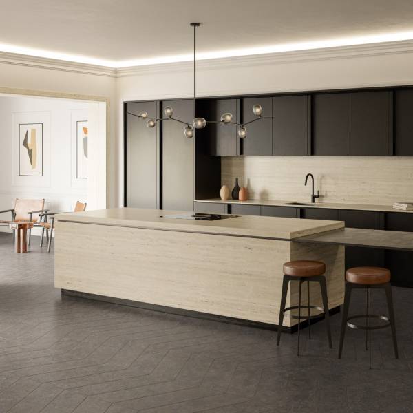 Réaliser des jambages en céramique tout autour de mon ilôt de cuisine à Parentis en Born 40