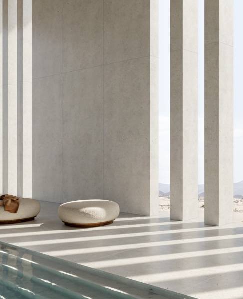 Faire poser de la céramique beige eu sol ou aux murs de votre spa en Gironde 33