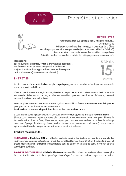 Comment entretenir son plan de travail en Granit ou quartzite près de Bordeaux?