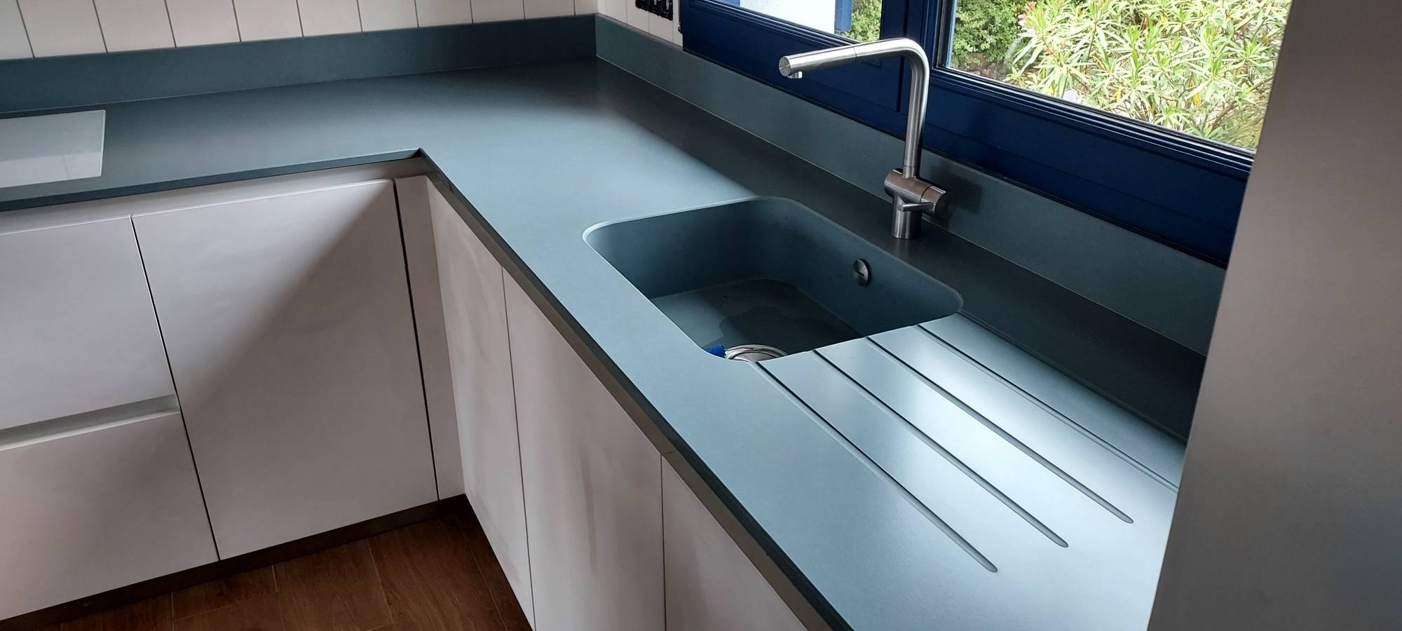 PHOTO PLAN DE TRAVAIL SUR LE BASSIN D'ARCACHON