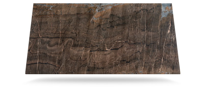 VUE D'UNE TRANCHE DU QUARTZITE NAHOA DE SENSA SUR LE BASSIN D'ARCACHON