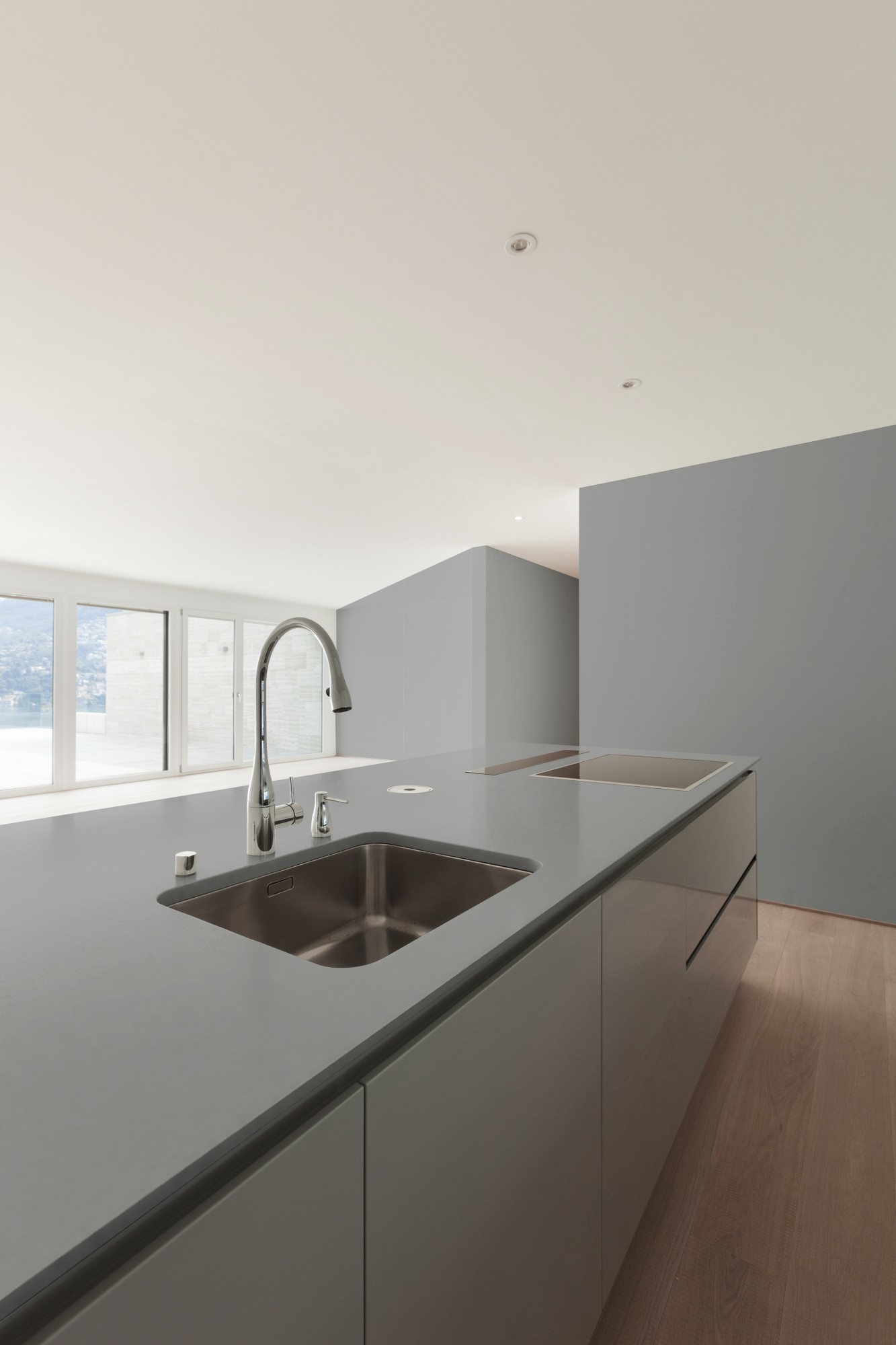 ilot de cuisine en dekton korus 40