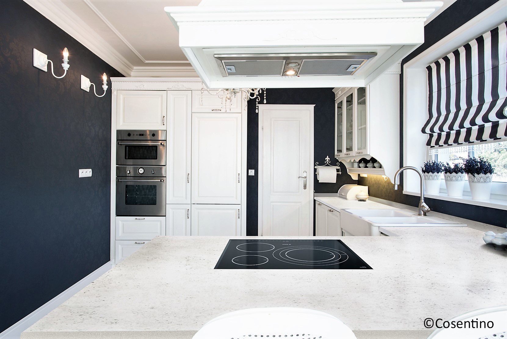 plan de travail dekton blanc gironde