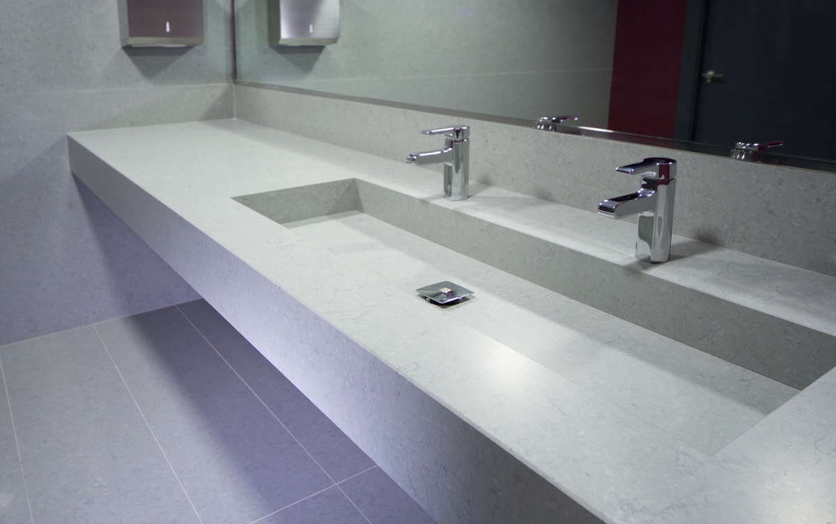 plan de travail de salle de bain sur Arcachon