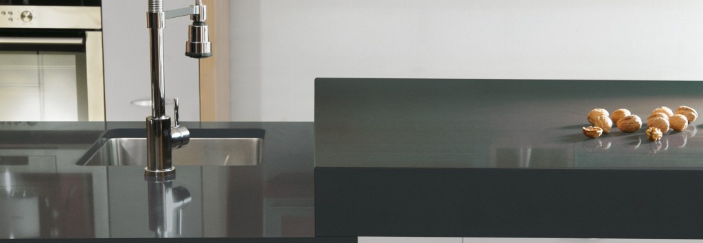 ilot en quartz gris 40