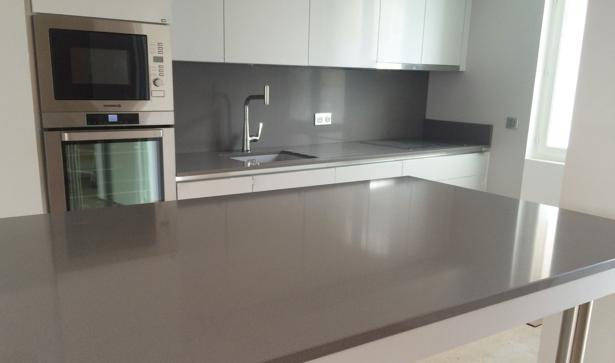 plan de travail cuisine en quartz 33