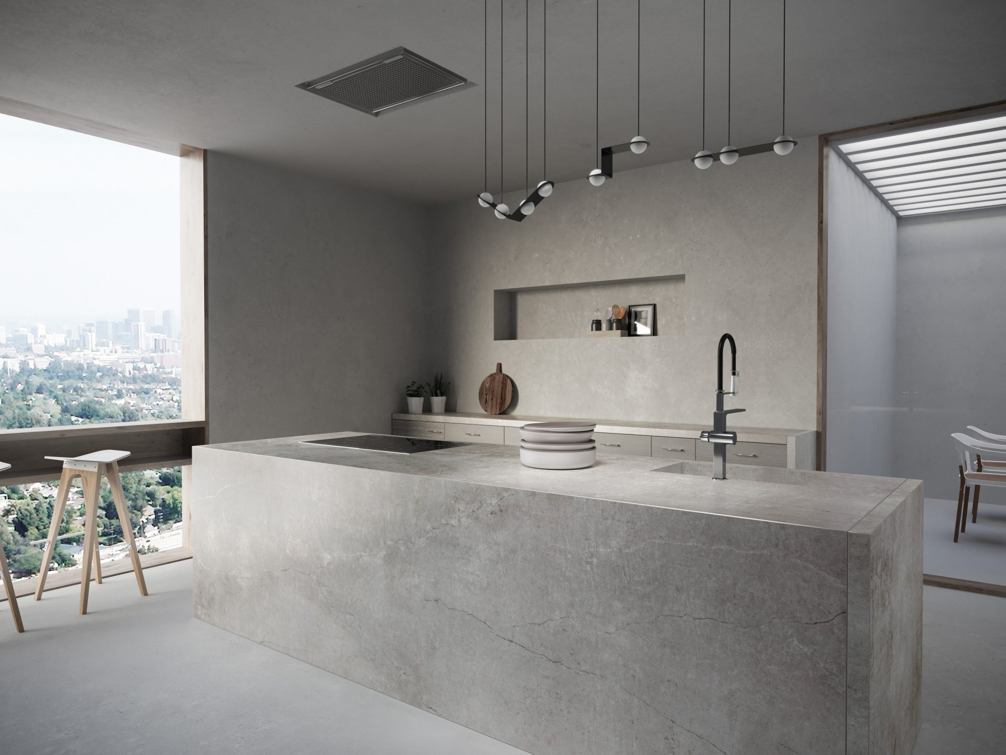 Faire découper et poser un plan de travail en pierre dans sa cuisine en gironde 33