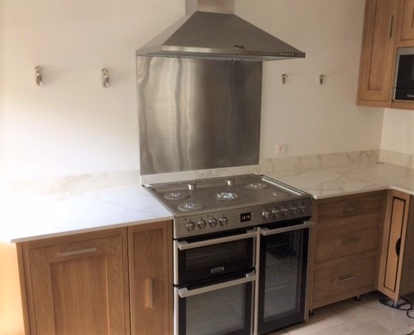 Dekton imitation marbre blanc pour cuisine sur le Bassin d'Arcachon