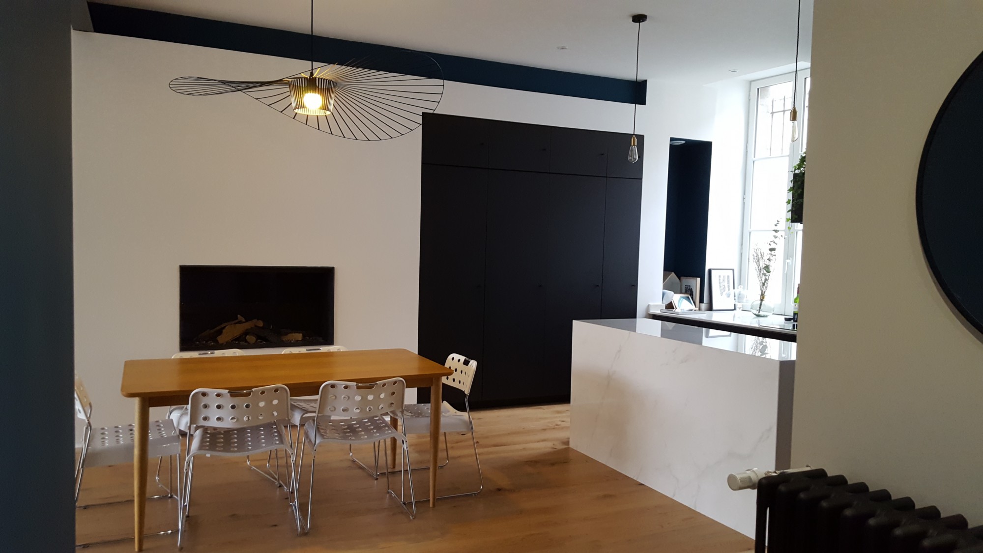 Ilot de cuisine en Dekton Trundra - en collaboration avec TWO ARCHITECTE