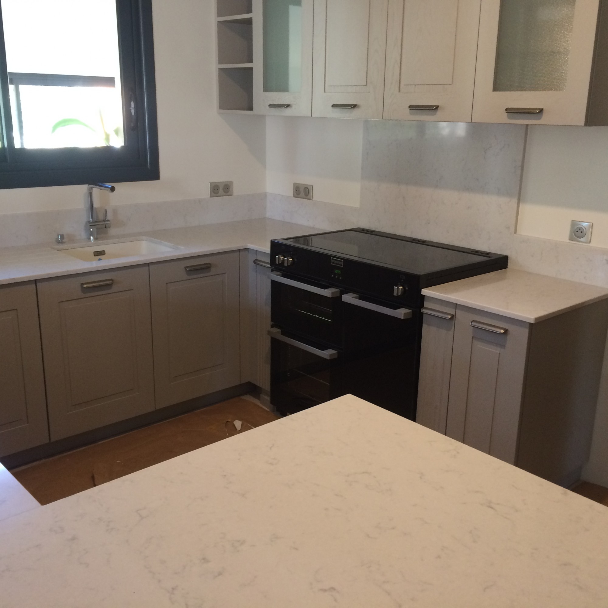 Cuisine en quartz Silestone Lagoon dans les landes 40