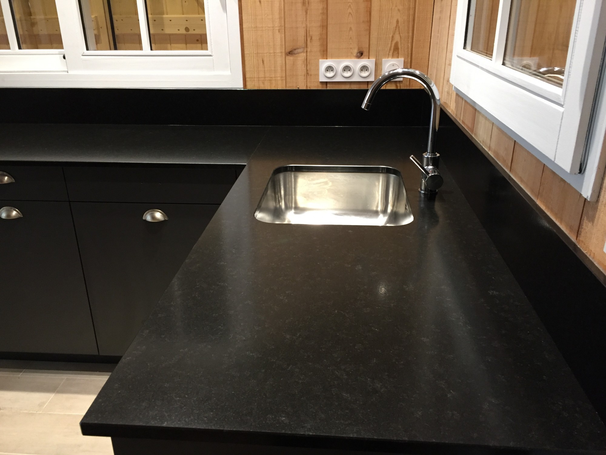 différentes finitions existant pour des plans de travaiil