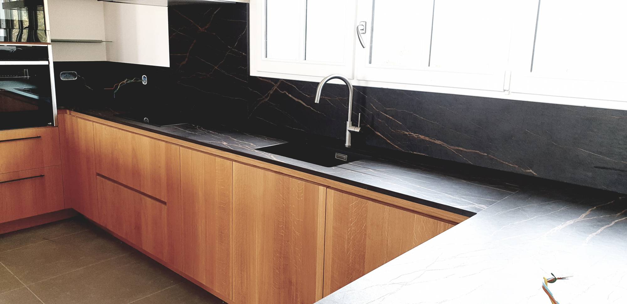 PLAN DE TRAVAI EN DEKTON LAURENT PAR HM DECO MARBRIER EN GIRONDE