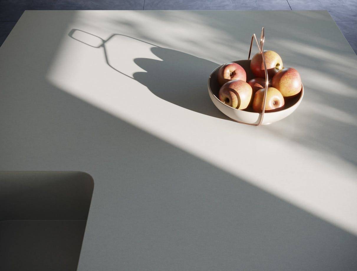 Plan de travail gris facile d'entretien à Bordeaux