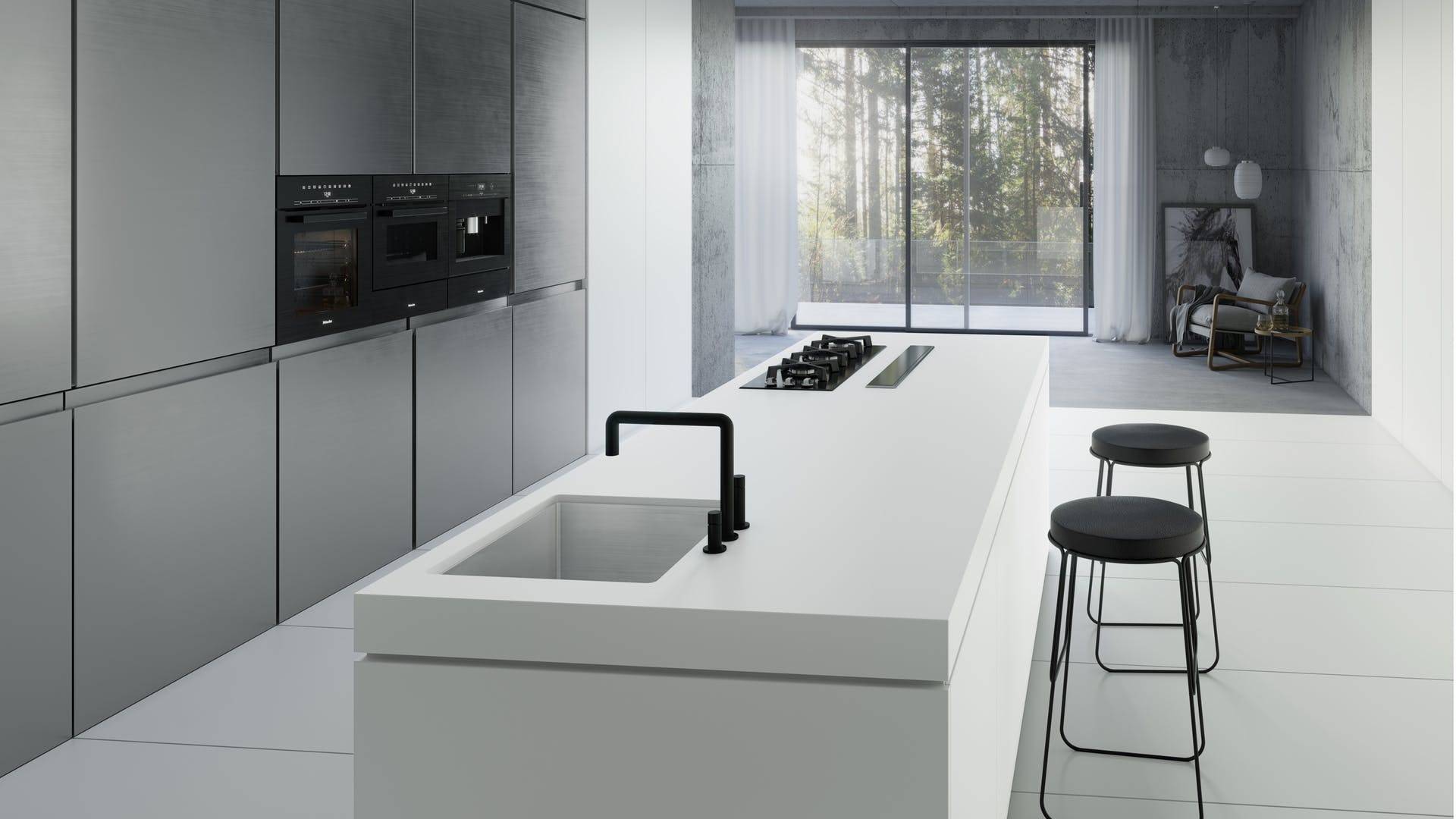 installer le plan de travail le plus blanc des dekton en Aquitaine