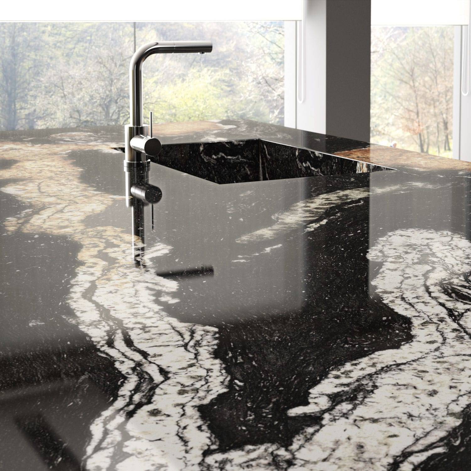 Où trouver un Plan de travail en granit avec du orange en Gironde 33?