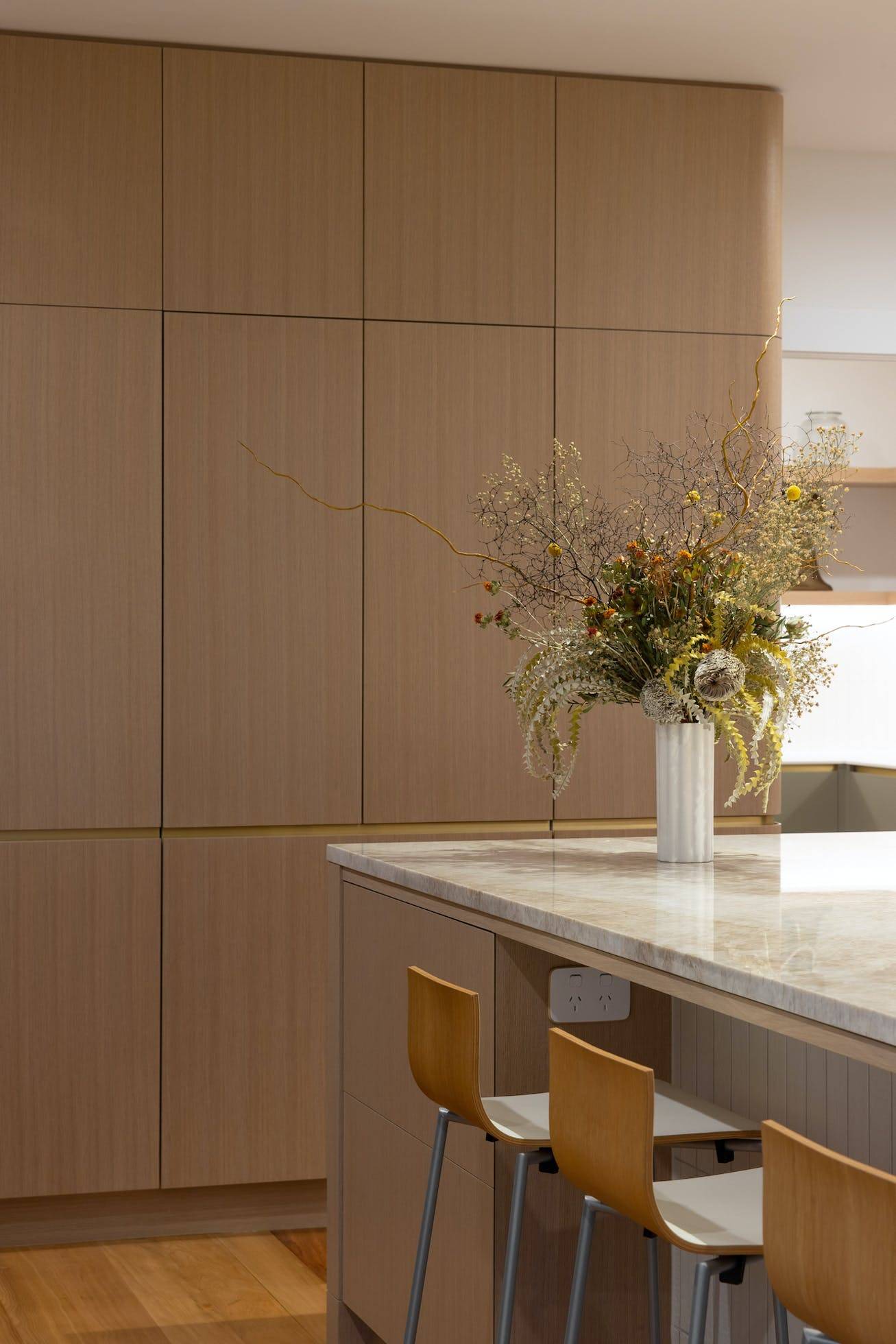 plan de travail sur le bassin d'Arcachon blanc veiné