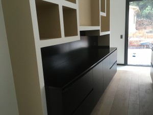 Notre zone d'activité pour ce service Plan de travail granit noir Zimbabwe satiné